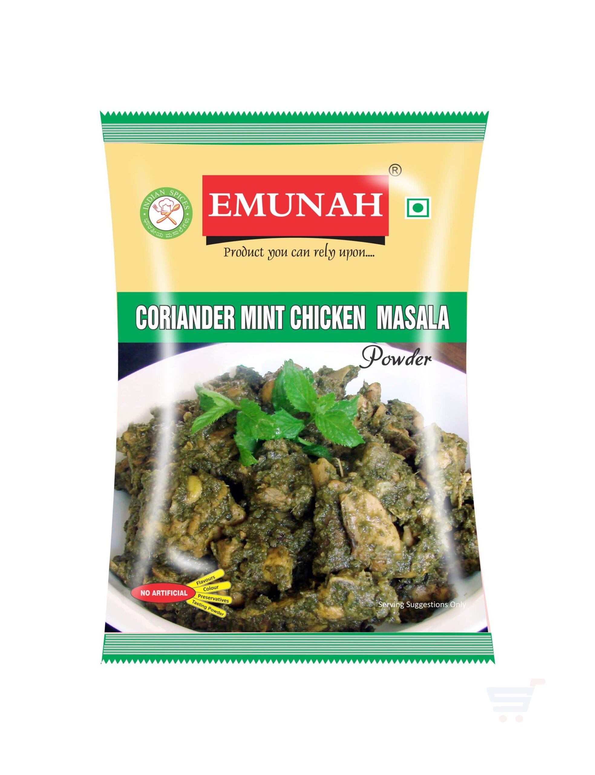 Coriander mint chicken masala Emunah Masala