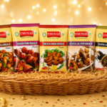 Emunah Chicken Party Combo with Chicken Chilli, Tikka, Kabab, Lollypop and Pepper Kabab Masala